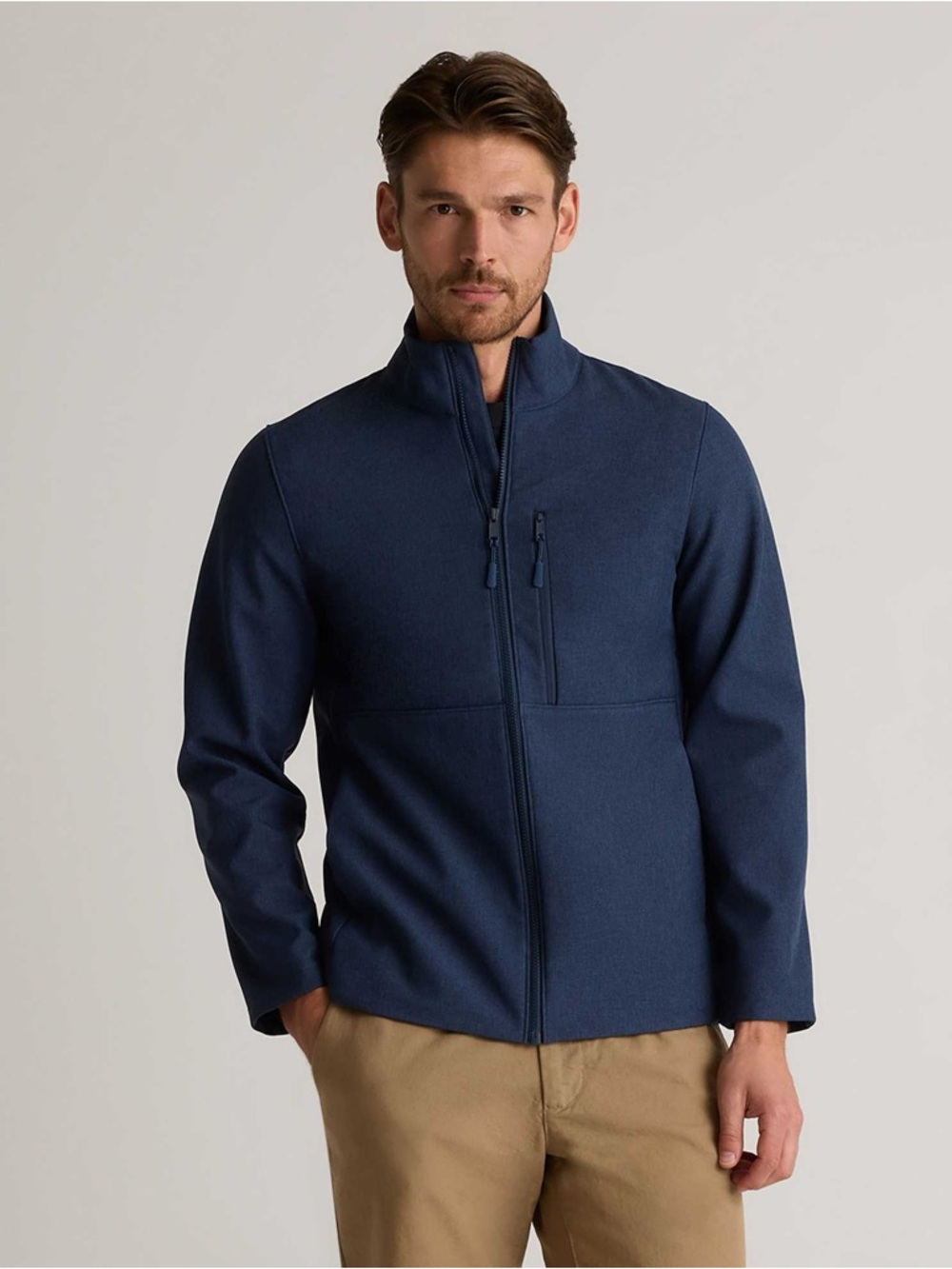 Quince Softshell Fleece-Lined Full-Zip Jacket